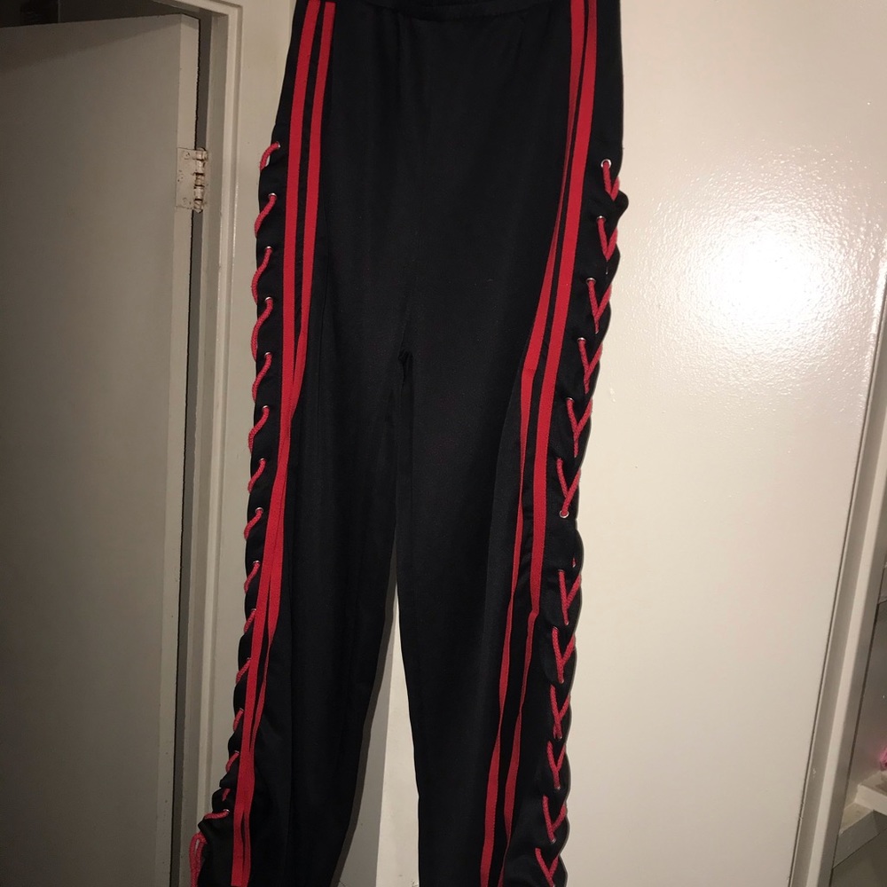lace up pants
